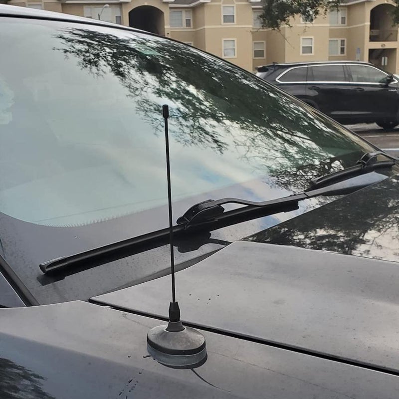KSaAuto Short Antenna for Ford Mustang GT V6 1979-2009, 8 Inch Mustang Car Antenna Replacement Designed for Optimized AM FM Radio Reception - Image 2